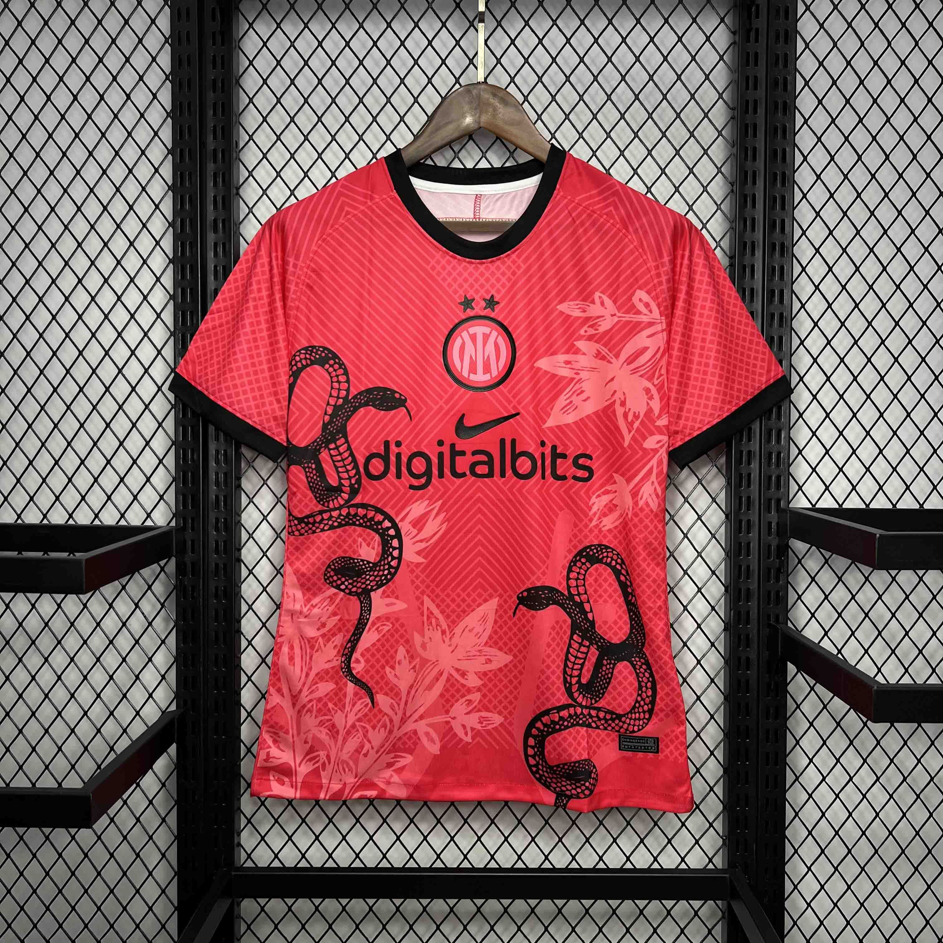 Inter Milan Soccer Jersey Snake Special Edition Custom Shirt 2024/25 - ujerseystore