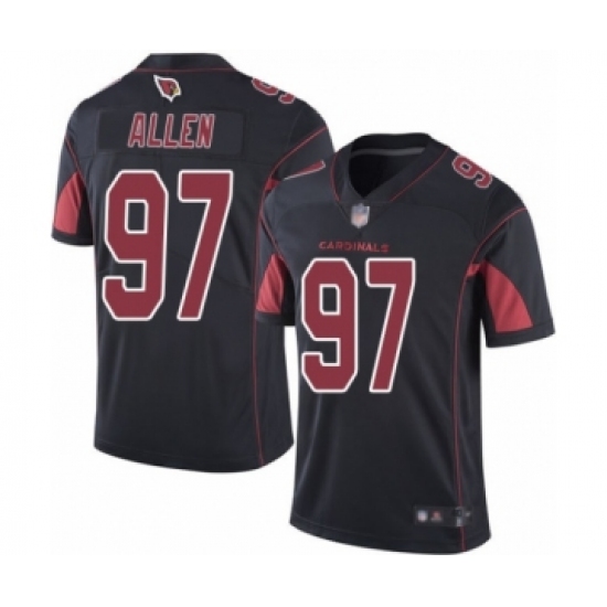 Men's Arizona Cardinals #97 Zach Allen Limited Black Rush Vapor Untouchable Football Jersey - Ujersey