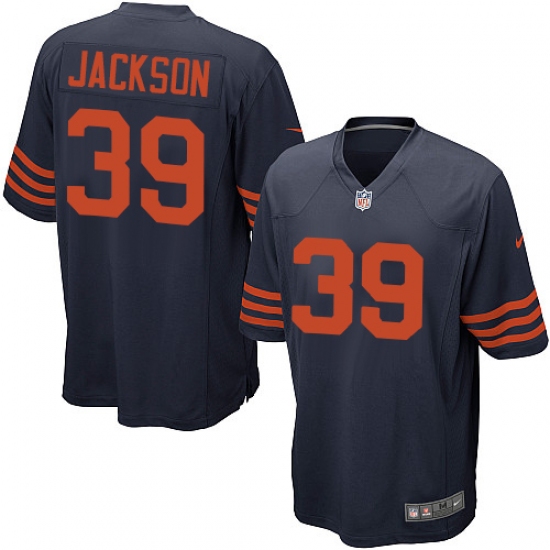 Men's Nike Chicago Bears #39 Eddie Jackson Game Navy Blue Alternate NFL Jersey - Ujersey