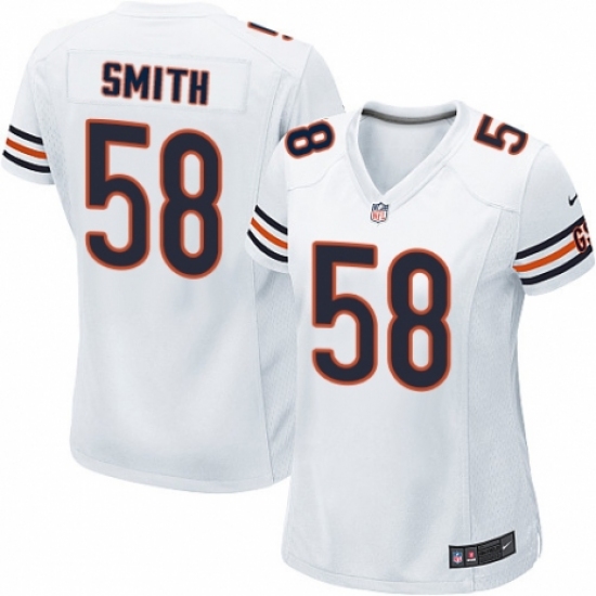 Women's Nike Chicago Bears #58 Roquan Smith Game White NFL Jersey - Ujersey
