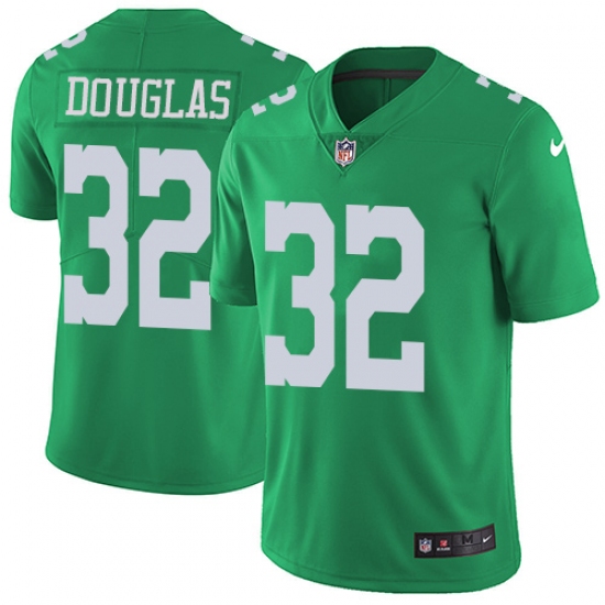 Men's Nike Philadelphia Eagles #32 Rasul Douglas Limited Green Rush Vapor Untouchable NFL Jersey - Ujersey