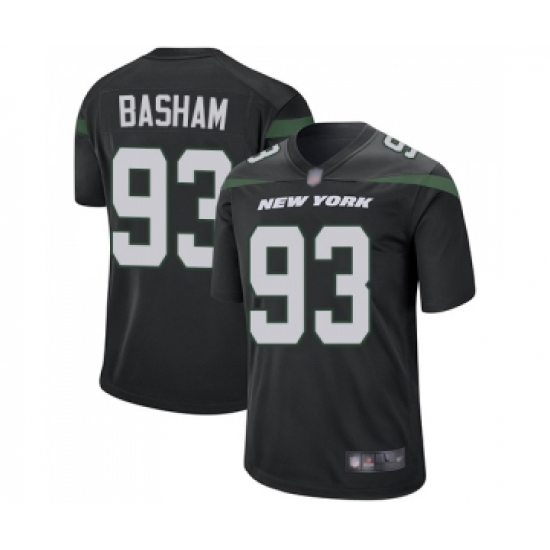 Men's New York Jets #93 Tarell Basham Game Black Alternate Football Jersey - Ujersey