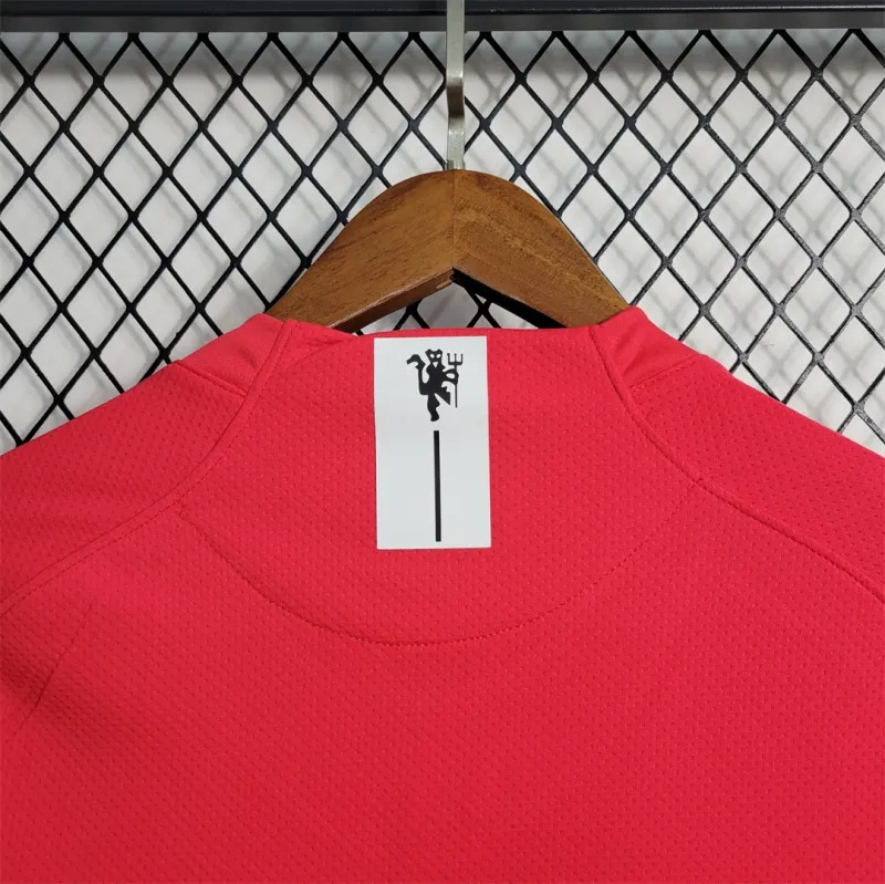 Manchester United Retro Home Long Sleeve Football Jersey Shirt 2007/08 - U-jersey