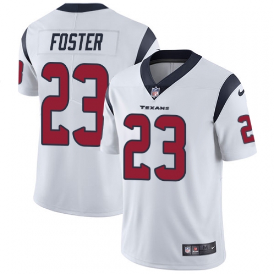 Men's Nike Houston Texans #23 Arian Foster Limited White Vapor Untouchable NFL Jersey - Ujersey