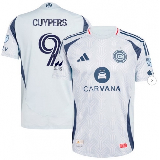 Men's Chicago Fire Hugo Cuypers adidas Light Blue 2025 The Municipal Kit Authentic Player Jersey - Ujersey