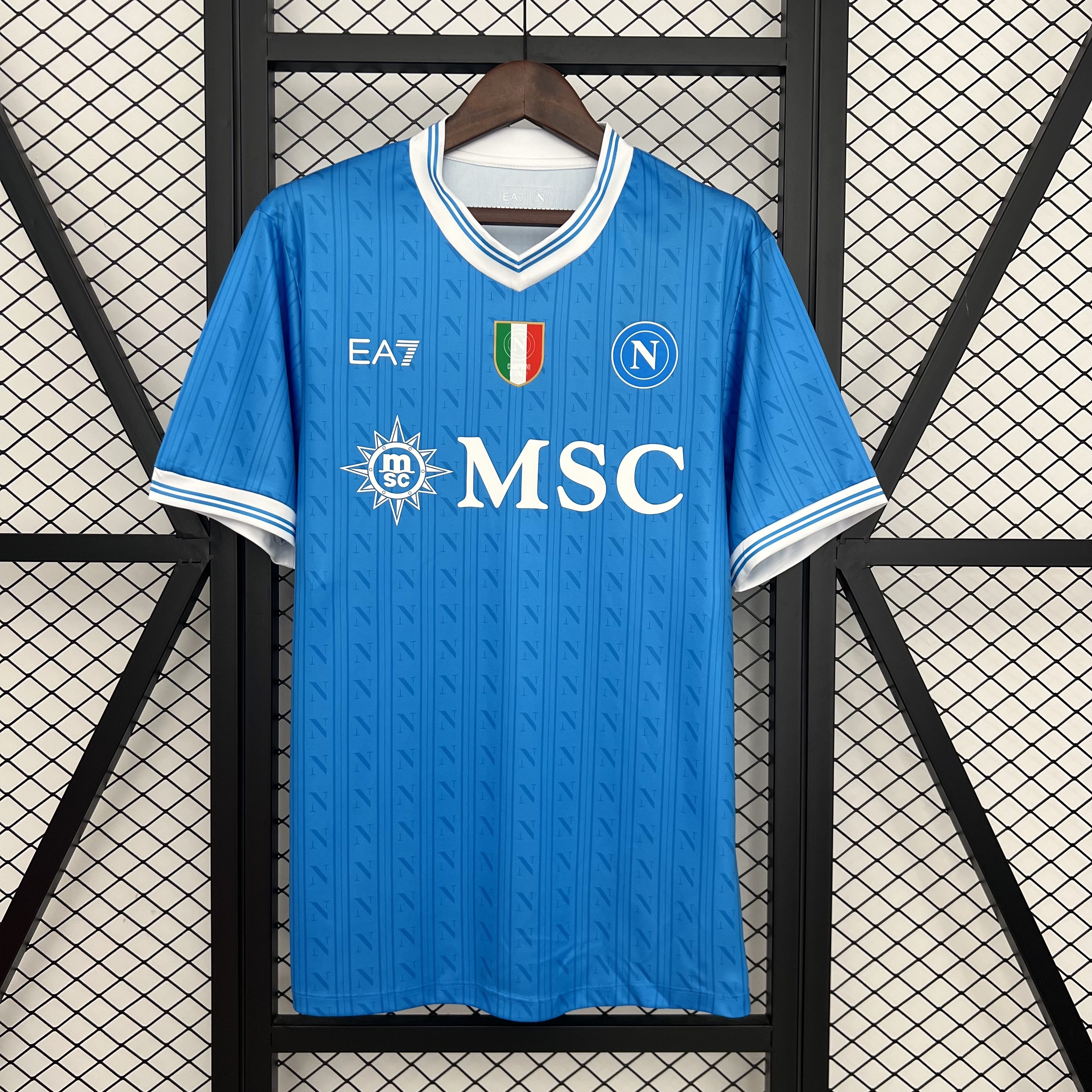 Napoli Soccer Jersey Home Custom Shirt 2025-26 - U-jersey