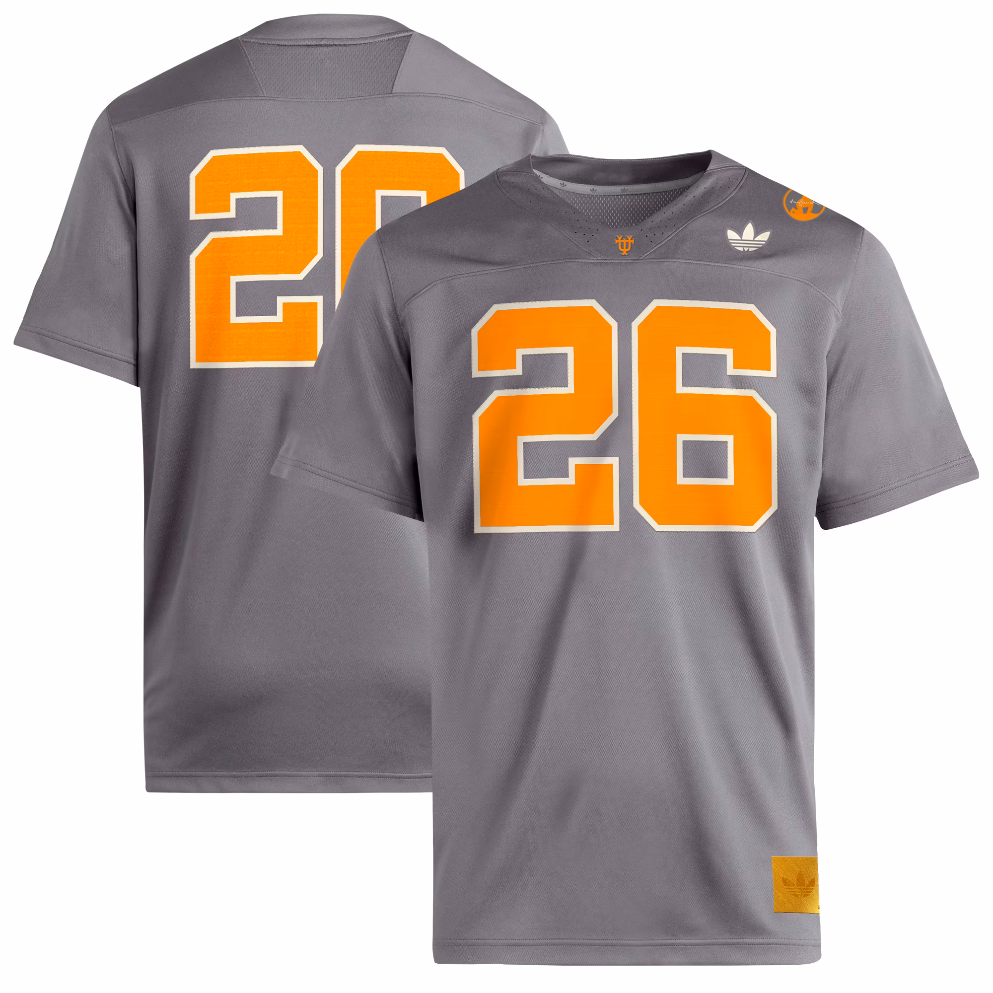 Youth adidas #26 Smokey Grey Tennessee Volunteers Neyland Legacy Strategy Jersey - Ujersey