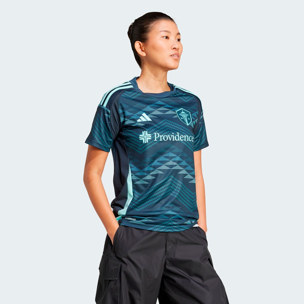 Women's Seattle Sounders FC adidas Blue 2025 The Salish Sea Kit Replica Jersey - Ujersey