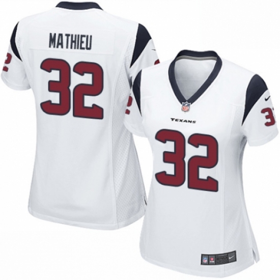 Women's Nike Houston Texans #32 Tyrann Mathieu Game White NFL Jersey - Ujersey