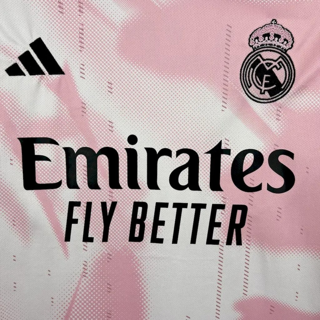 Real Madrid Soccer Jersey Pink Special Edition Custom Shirt 2024/25 - ujerseystore