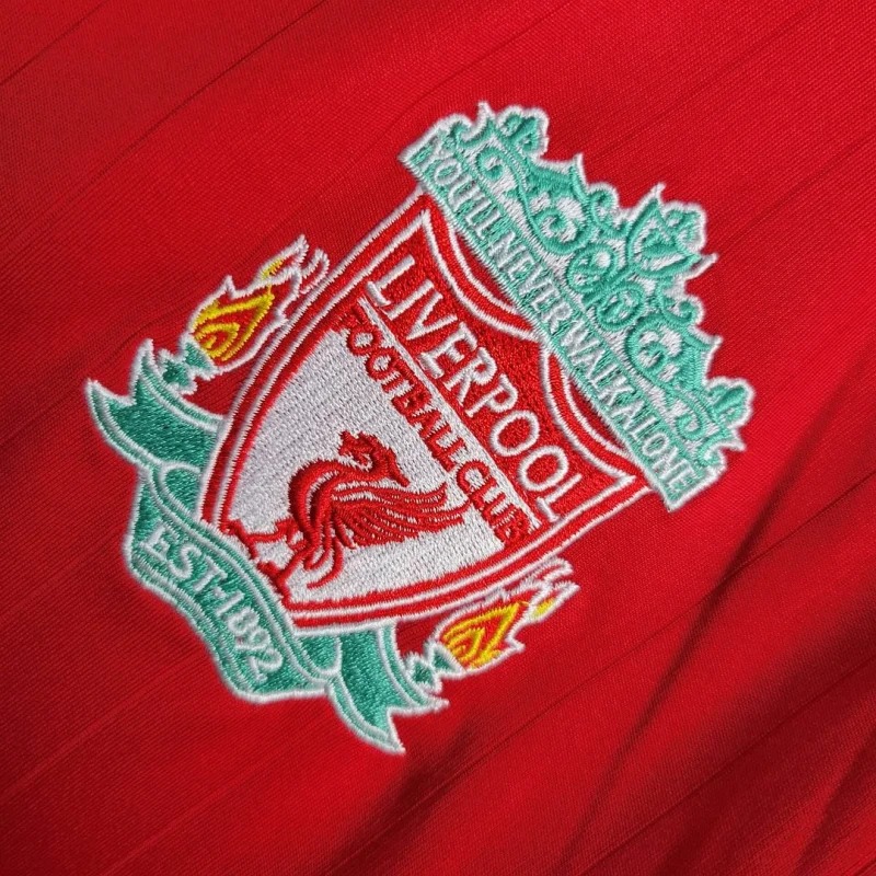 Liverpool Retro Football Jersey Home Custom Shirt 2006/07 - ujerseystore