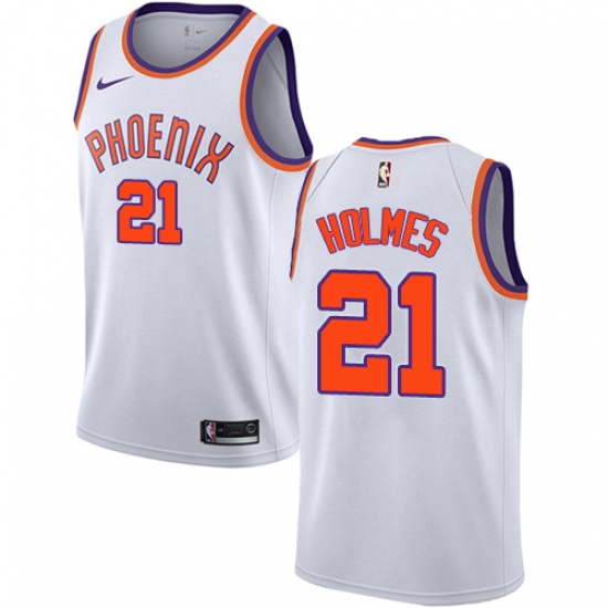 Youth Nike Phoenix Suns #21 Richaun Holmes Swingman White NBA Jersey - Association Edition - Ujersey