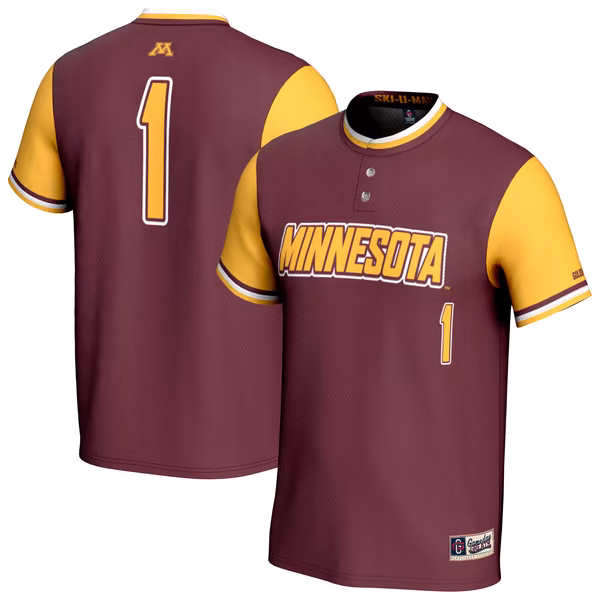 Unisex GameDay Greats Maroon Minnesota Golden Gophers Lightweight Collegiate Softball Fashion Jersey - Ujersey