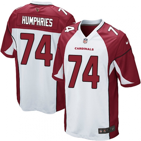 Men's Nike Arizona Cardinals #74 D.J. Humphries Game White NFL Jersey - Ujersey