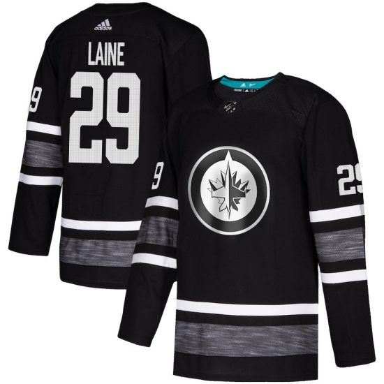Men's Adidas Winnipeg Jets #29 Patrik Laine Black 2019 All-Star Game Parley Authentic Stitched NHL Jersey - Ujersey