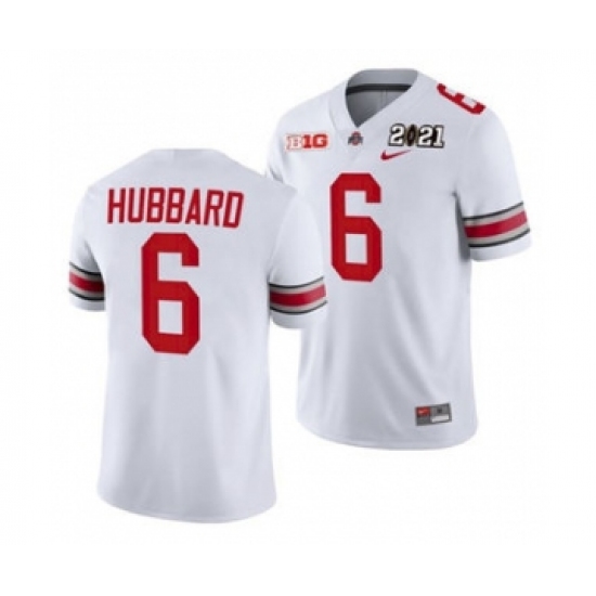 Men's Ohio State Buckeyes Sam Hubbard Sugar Bowl Jersey White Playoff Away
