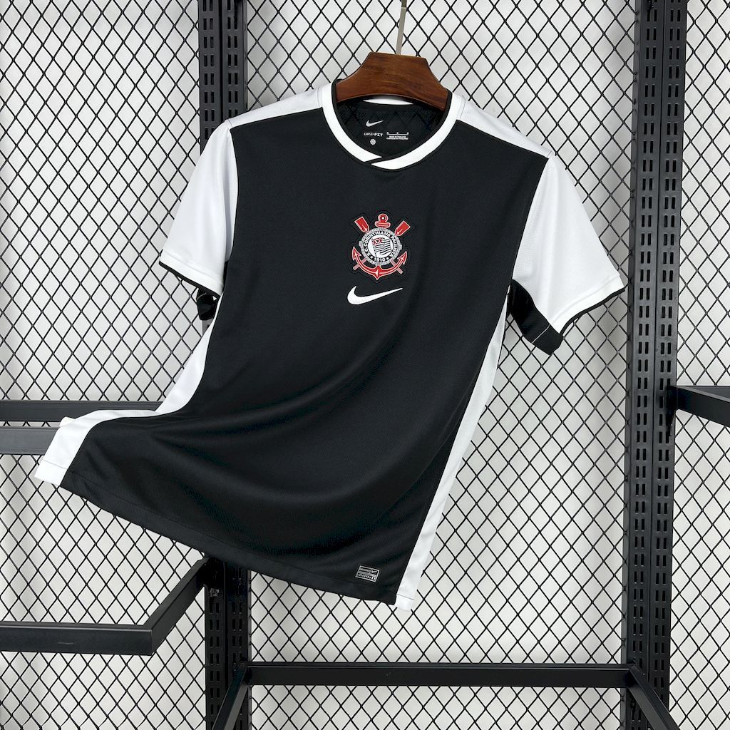 Corinthians Soccer Jersey Away Custom Shirt 2025 - ujerseystore