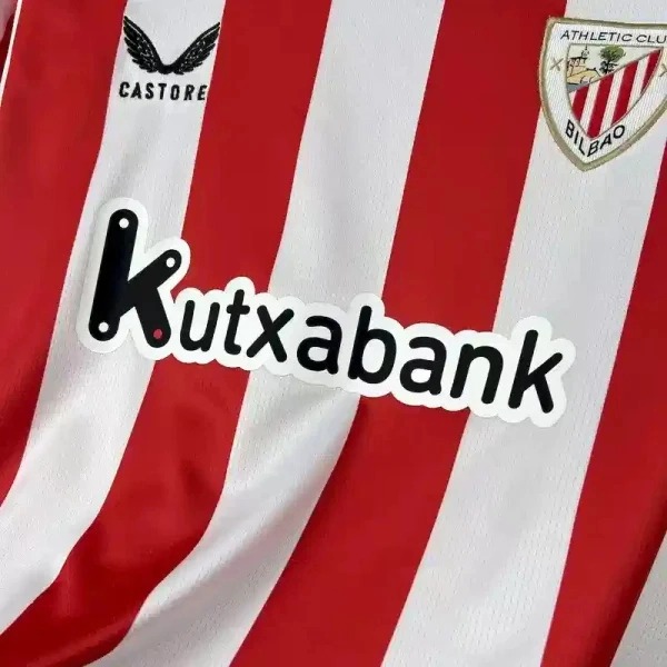 Athletic Club de Bilbao Soccer Jersey Home Custom Shirt 2025/26 - Ujersey