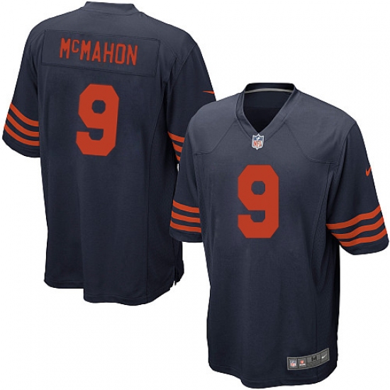 Men's Nike Chicago Bears #9 Jim McMahon Game Navy Blue Alternate NFL Jersey - Ujersey