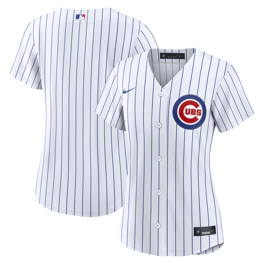 Women's Chicago Cubs Nike White Home Replica Jersey - Ujersey Shop