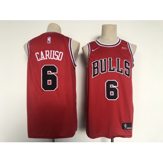Men's Chicago Bulls #6 Alex Caruso Red Edition Swingman Stitched Basketball Jersey - Ujersey