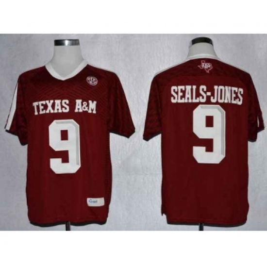 Texas A&M Aggies Ricky Seals Jones 9 College Red Techfit Jerseys - Ujersey