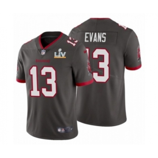 Women's Tampa Bay Buccaneers #13  Mike Evans Pewter 2021 Super Bowl LV Jersey - Ujersey