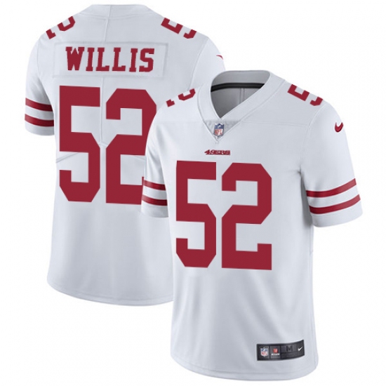 Men's Nike San Francisco 49ers #52 Patrick Willis White Vapor Untouchable Limited Player NFL Jersey - Ujersey