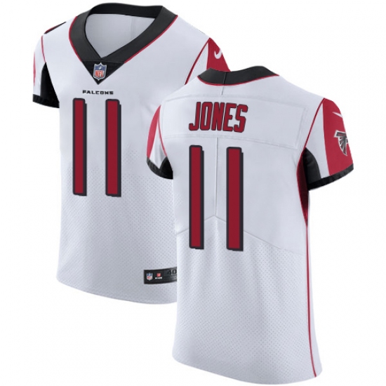 Men's Nike Atlanta Falcons #11 Julio Jones White Vapor Untouchable Elite Player NFL Jersey - ujerseystore