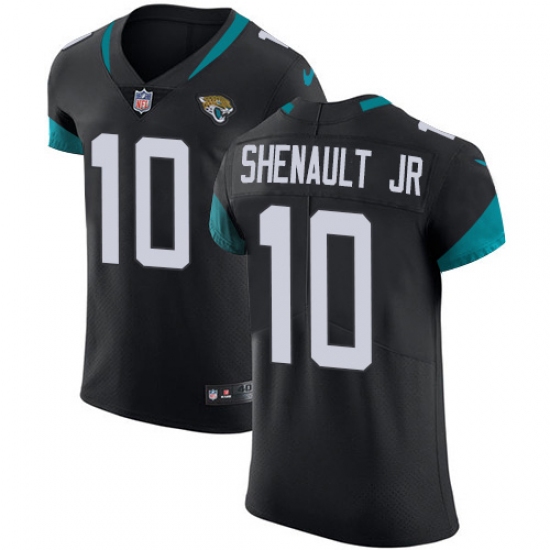 Men's Jacksonville Jaguars #10 Laviska Shenault Jr. Black Team Color Stitched Vapor Untouchable Elite Jersey - Ujersey