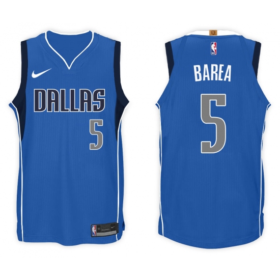 Nike NBA Dallas Mavericks #5 J J  Barea Jersey 2017-18 New Season Blue Jersey - Ujersey