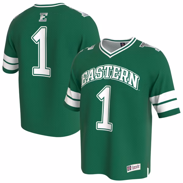 Youth GameDay Greats Green Eastern Michigan Eagles Lightweight Collegiate Football Fashion Jersey - SUjersey01