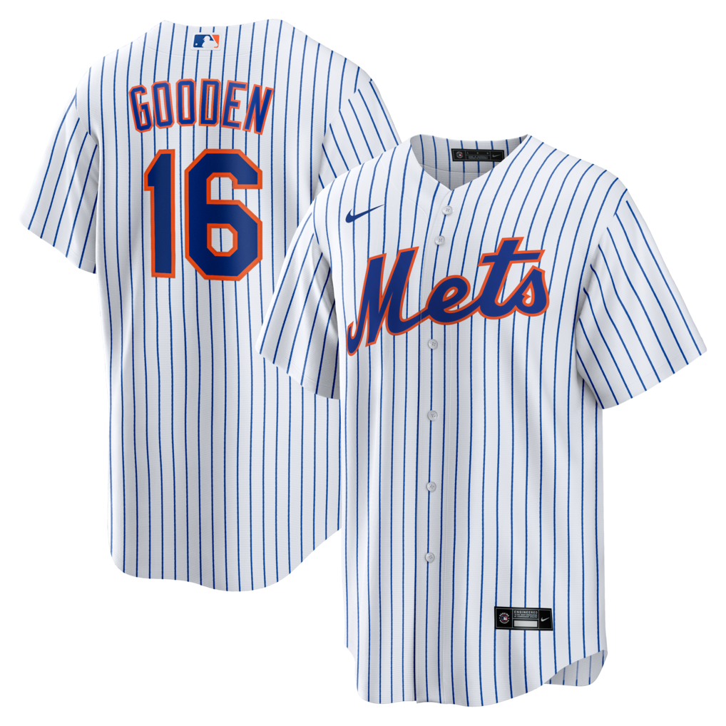 Men's New York Mets Dwight Gooden Nike White Home Retired Player Replica Jersey - U-jersey