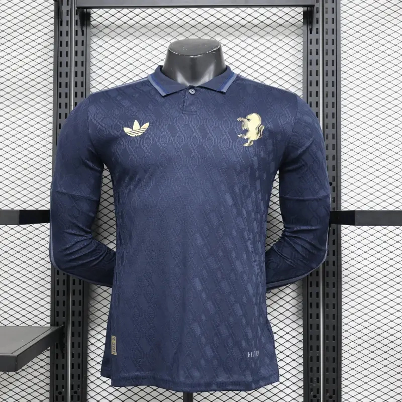Juventus Soccer Jersey Third Away Long Sleeve Shirt 2024/25