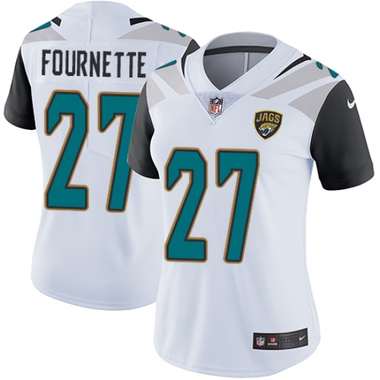 Women's Nike Jacksonville Jaguars #27 Leonard Fournette Elite White NFL Jersey - Ujersey