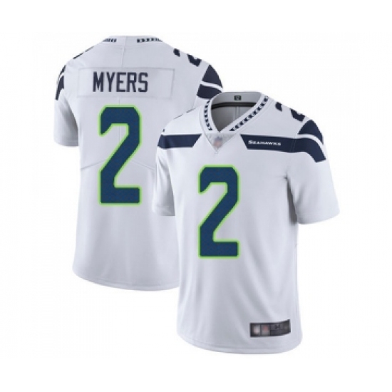 Youth Seattle Seahawks #2 Jason Myers White Vapor Untouchable Limited Player Football Jersey - Ujersey