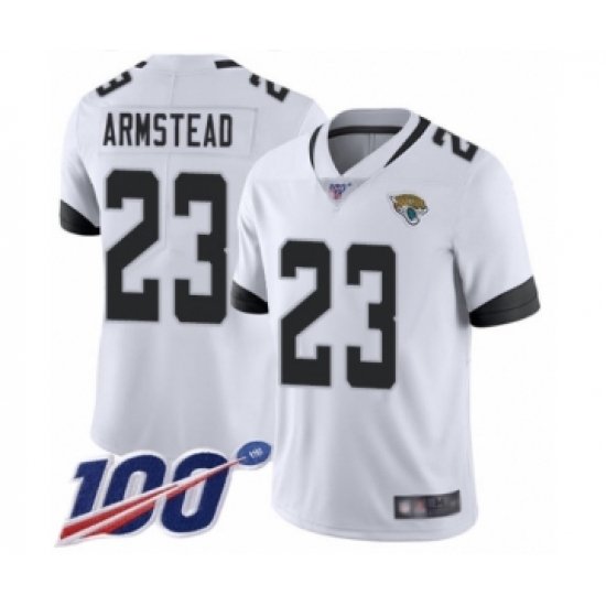 Youth Jacksonville Jaguars #23 Ryquell Armstead White Vapor Untouchable Limited Player 100th Season Football Jersey - Ujersey