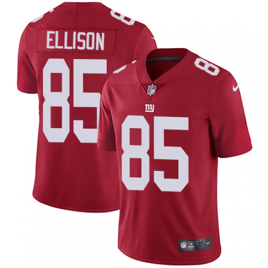 Youth Nike New York Giants #85 Rhett Ellison Red Alternate Vapor Untouchable Limited Player NFL Jersey - Ujersey