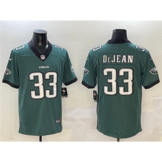 Men's Philadelphia Eagles #33 Cooper DeJean Green 2024 New Vapor Untouchable Limited Football Stitched Jersey