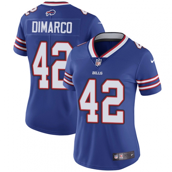 Women's Nike Buffalo Bills #42 Patrick DiMarco Elite Royal Blue Team Color NFL Jersey - Ujersey