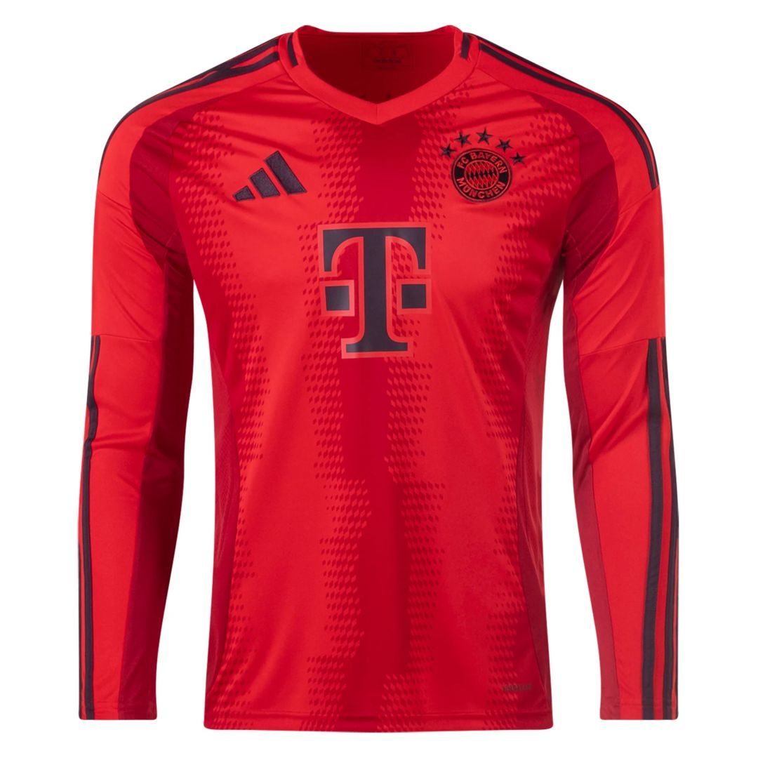 Bayern Munich Long Sleeve Jersey Home Football Shirt 2024/25 - Ujersey NHL