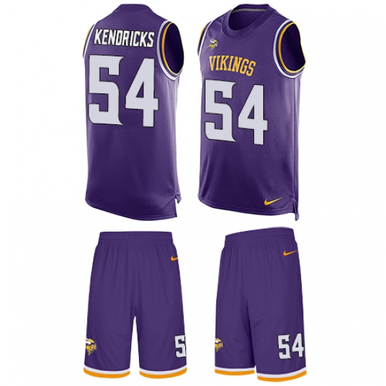 Men's Nike Minnesota Vikings #54 Eric Kendricks Limited Purple Tank Top Suit NFL Jersey - Ujersey