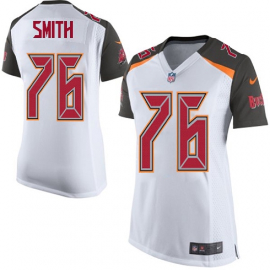 Women's Nike Tampa Bay Buccaneers #76 Donovan Smith Game White NFL Jersey - Ujersey