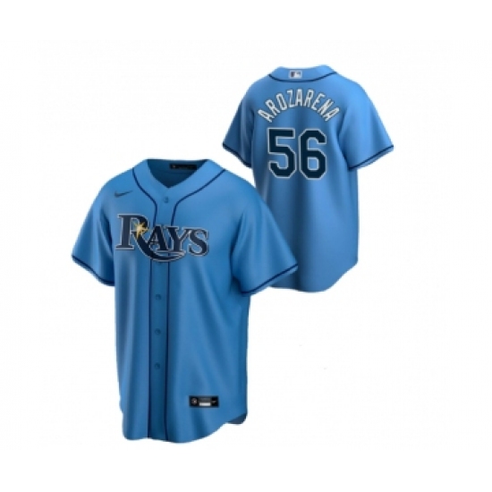 Men's Tampa Bay Rays #56 Randy Arozarena Blue Cool Base Stitched Baseball Jersey - Ujersey
