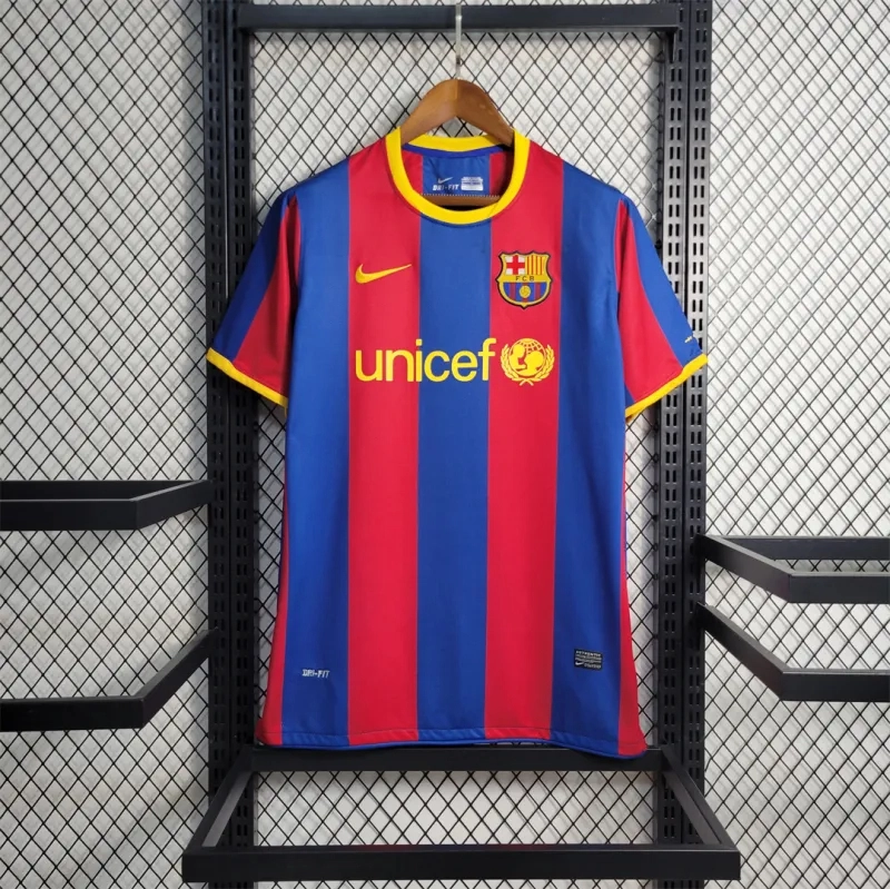 Barcelona Retro Jersey Home Soccer Shirt 2010-11 - Ujersey NHL