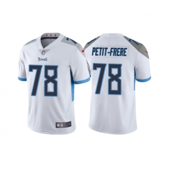 Men's Tennessee Titans #78 Nicholas Petit-Frere White Vapor Untouchable Stitched Jersey - Ujersey