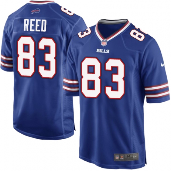 Men's Nike Buffalo Bills #83 Andre Reed Game Royal Blue Team Color NFL Jersey - Ujersey