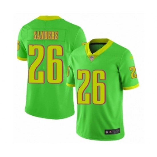 Men's Philadelphia Eagles #26 Miles Sanders Limited Green City Edition Football Jersey - Ujersey