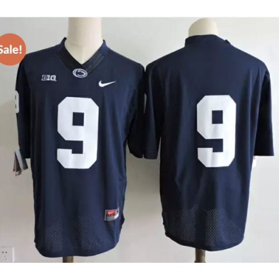 Men Penn State Nittany Lions #9 Blue Jersey