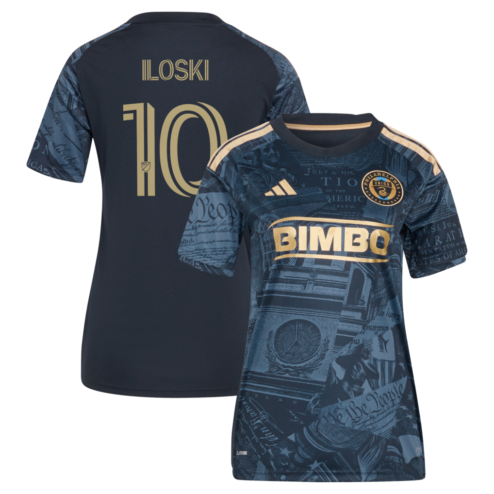 Women's Philadelphia Union Milan Iloski adidas Navy 2026 1776 Kit Replica Jersey - Ujersey